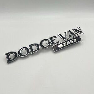 Vintage 70s Dodge Van 100 Emblem Badge OEM Mopar 4084780 Tradesman Sportsman